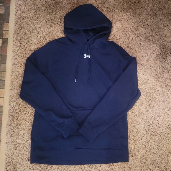 Under Armour Men's Hoodie L Navy Blue - Picture 3 of 5